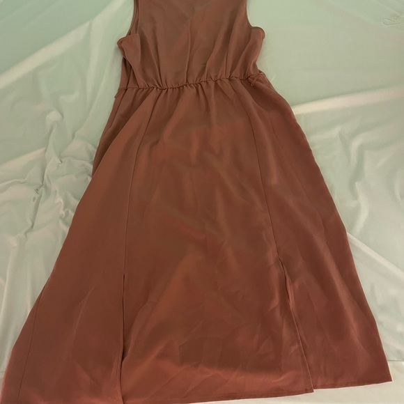 Brown Orange Dress - Picture 2 of 2